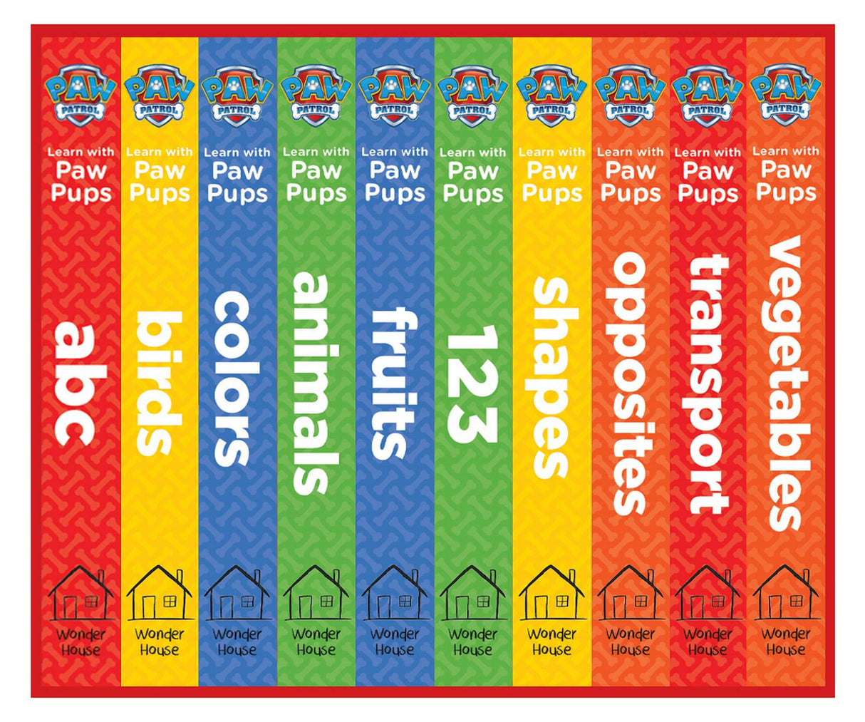 My First Paw Pups Learning Library: Boxset of 10 Board Books For Children - Retail Maharaj