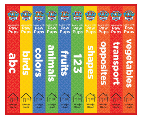 My First Paw Pups Learning Library: Boxset of 10 Board Books For Children - Retail Maharaj