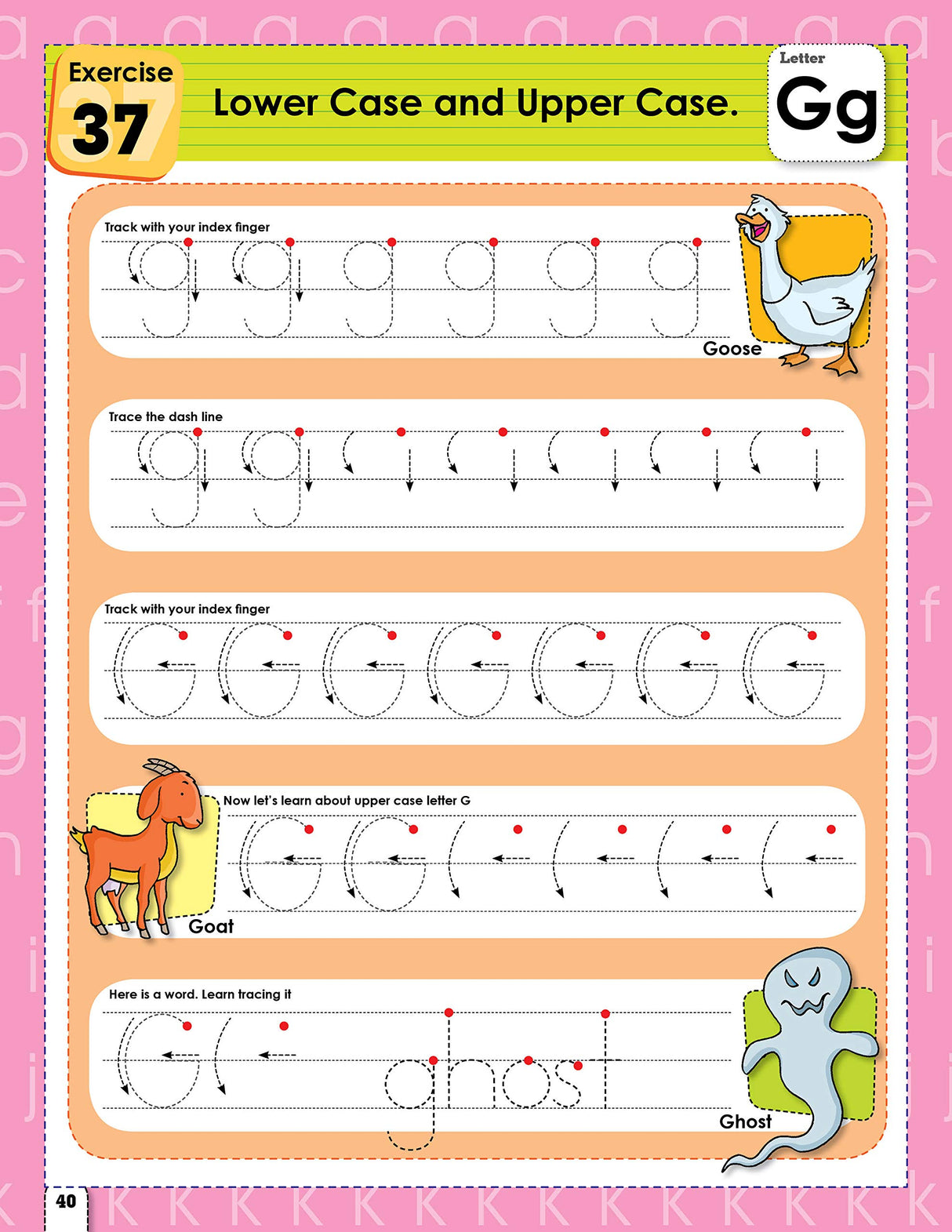 Super Handwriting Book Part - A for Kids Ages 3-5 | Learn to Write Alphabet, Words & Sentences | Tracing Practice, Handwriting Skills, Motor Development, Early Learning - Retail Maharaj