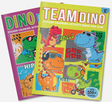 Team Dino Sticker Coloring Book For Kids - Retail Maharaj