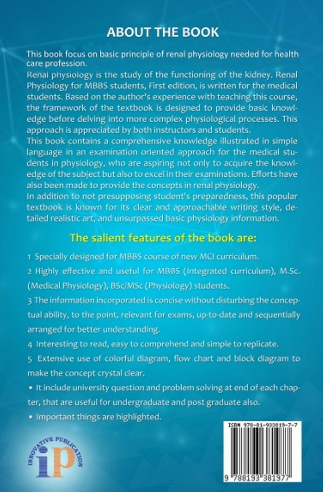 Renal Physiology For MBBS Students - Retail Maharaj