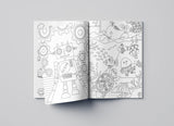 Doodle Coloring For Kids - Blue Edition - Retail Maharaj