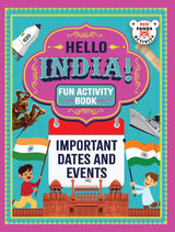 Hello India! Fun India Activity Book: Important Dates and Events - Retail Maharaj