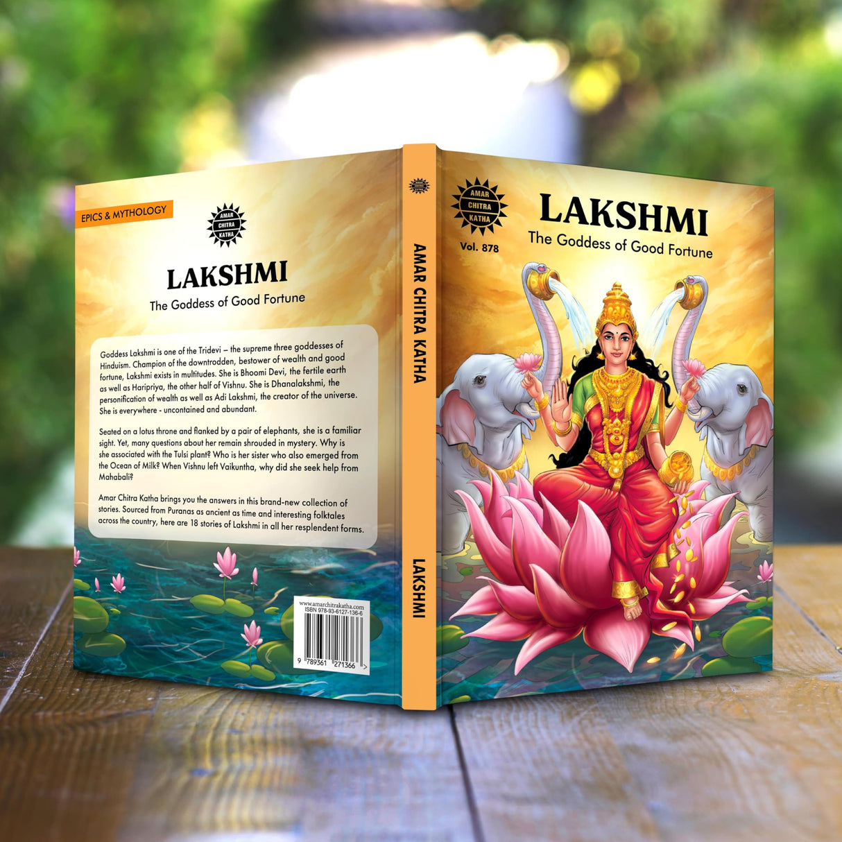Lakshmi - The Goddess of Good Fortune | Indian Mythology, History & Folktales | Cultural Stories for Kids & Adults | Illustrated Comic Books | Amar Chitra Katha - Retail Maharaj