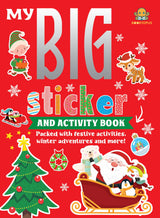 My Big Sticker And Activity Book: Christmas Sticker and Activity Book - Learning Activity Books for Kids 4+ Years - Early Learning Books - Retail Maharaj