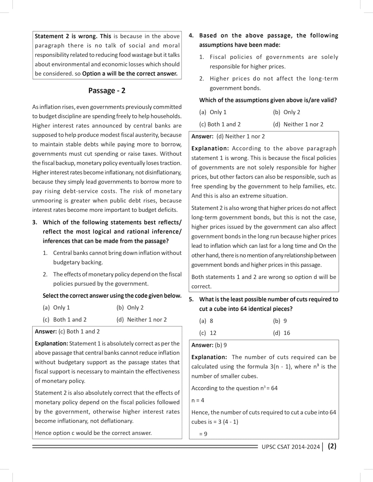 UPSC CSAT Paper 2 Solved Papers (2014 - 2024): Mandatory for UPSC & All other State PSC Examinations 2025 | Year Wise | Prelims PYQ Previous Year Question | Maths & Reasoning | English Medium | CSAT Exam Book 2025 - Retail Maharaj