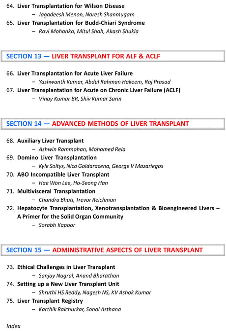 Liver Transplantation - Retail Maharaj