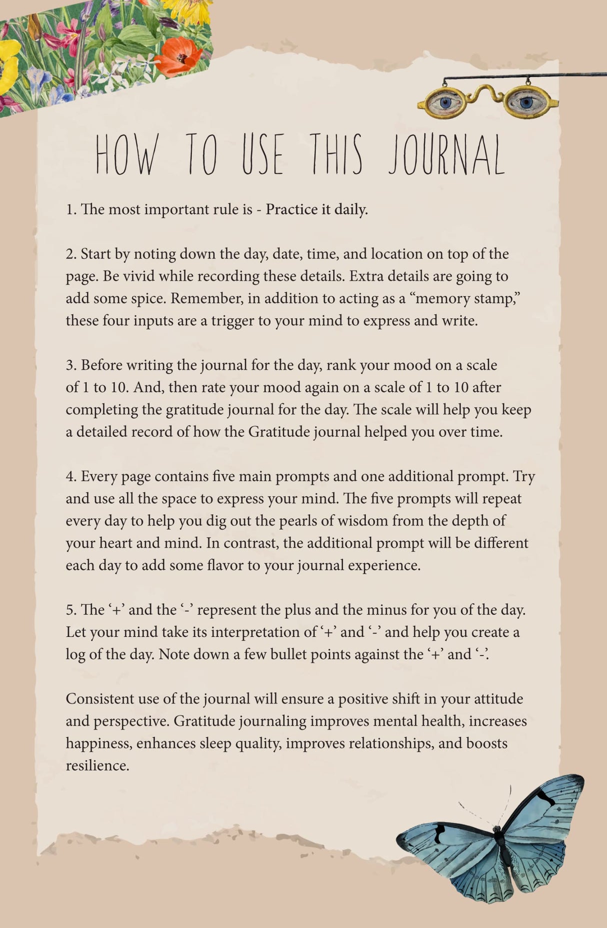 My Daily 5Minute Gratitude Journal - Retail Maharaj