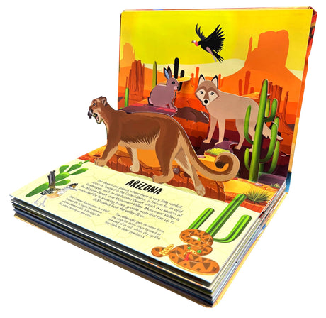 Pop Up Deserts Book for Kids: Interactive Learning with Adventure Pop-Up Scenes | Fun Facts & Surprises Inside | Amazing Animal Life, Habitat & ... | Children’s Nature & Geography Pop-Up Book - Retail Maharaj