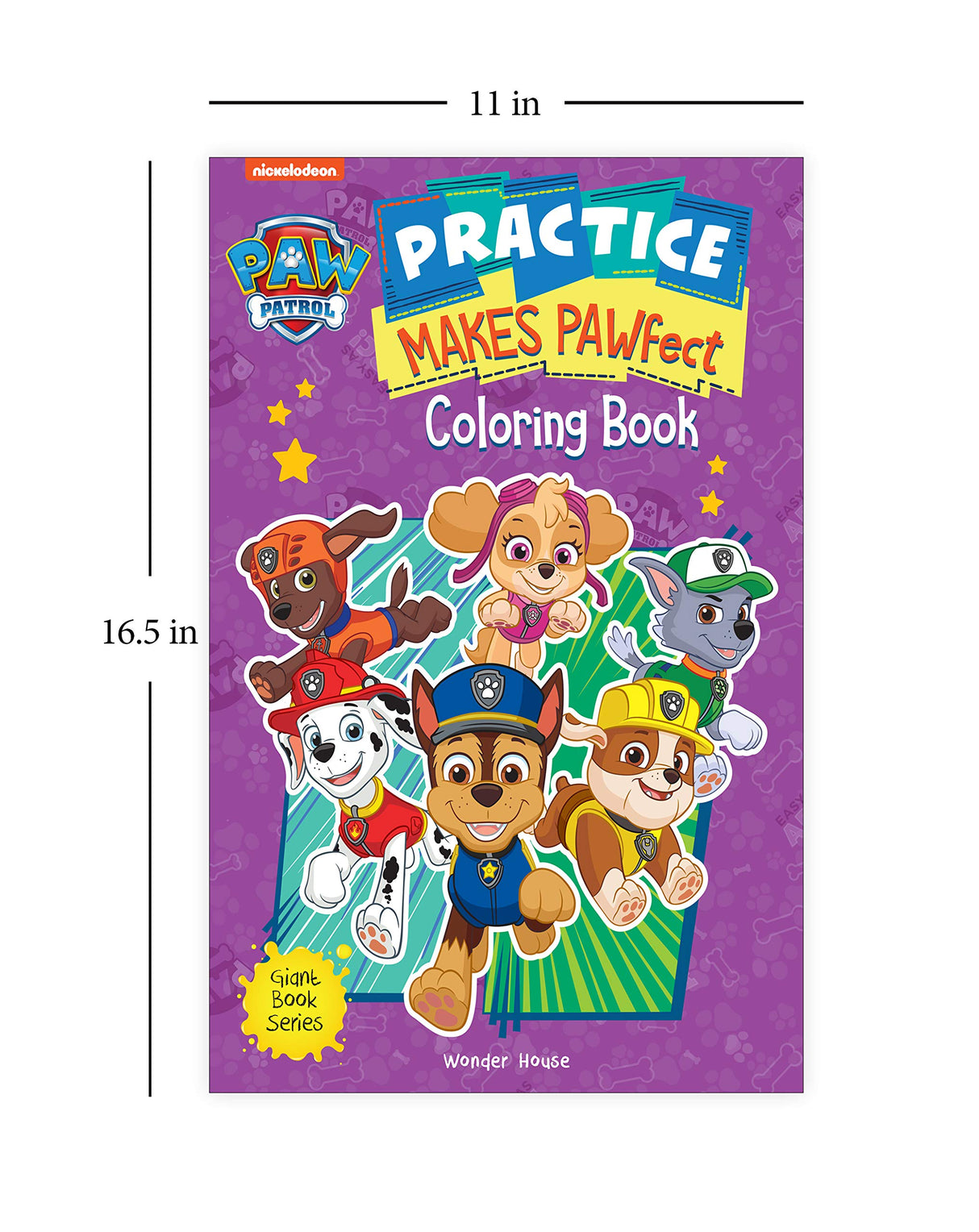 Practice Makes PAWfect: Paw Patrol Giant Coloring Book For Kids - Retail Maharaj