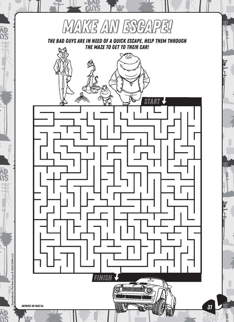 The Bad Guys Movie Ultimate Activity Book - Retail Maharaj