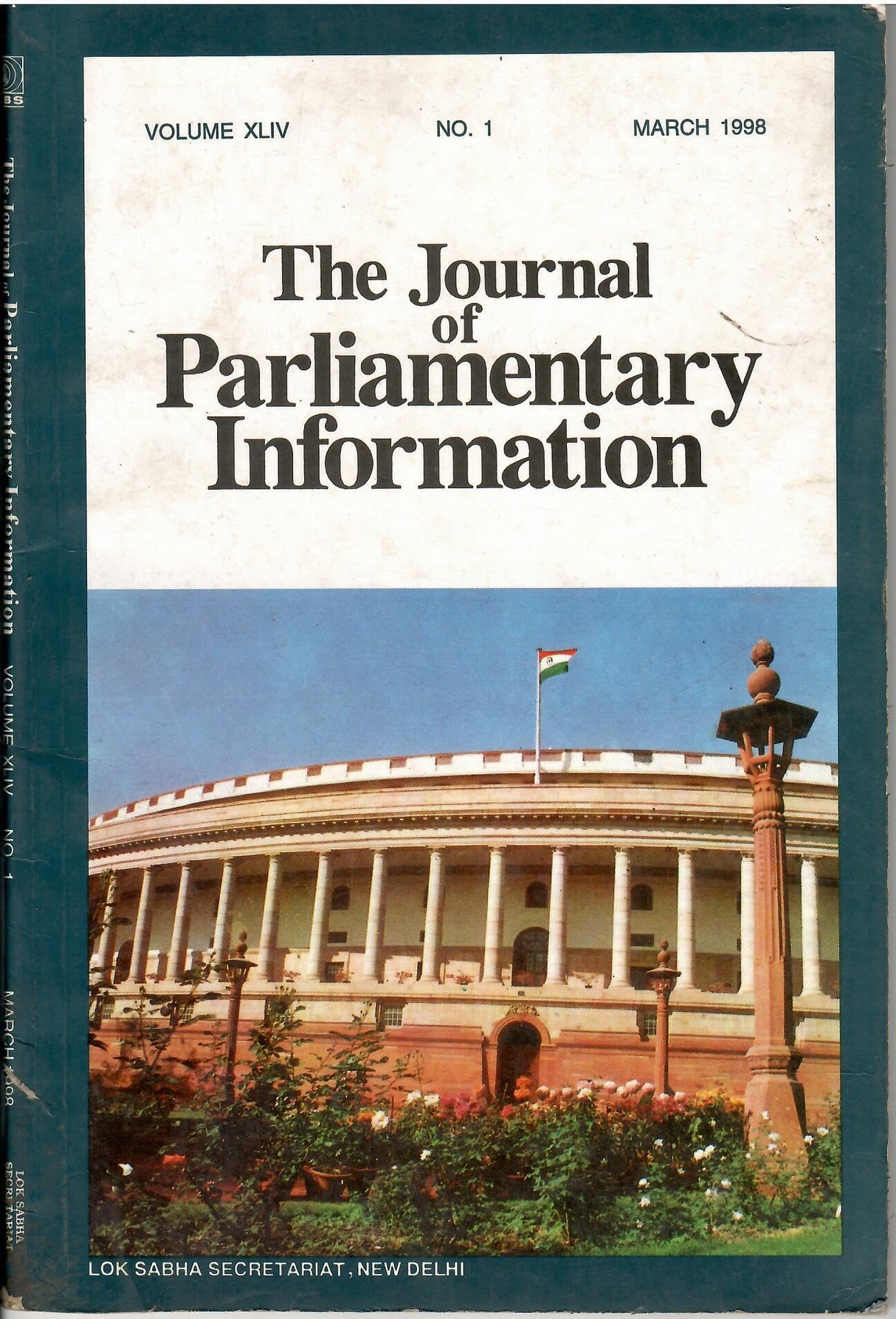 The Journal of Parliamentary Information Vol. XLIV No. 1 March 1998