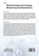 BIOTECHNOLOGY, IMMUNOLOGY, BIOTECHNIQUES & BIOSTATISTICS {PB} - Retail Maharaj