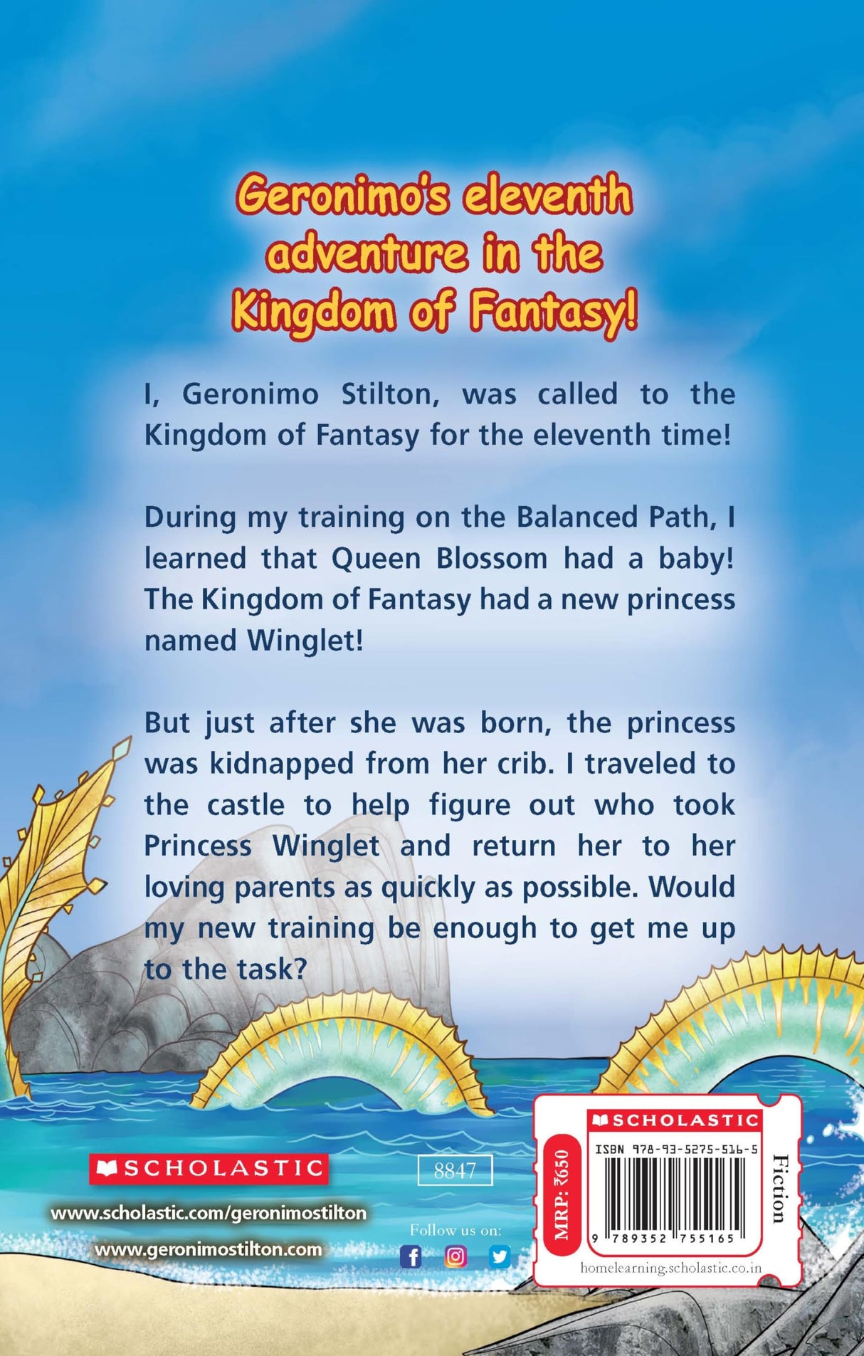 GERONIMO STILTON AND THE KINGDOM OF FANTASY #11: THE GUARDIAN OF THE REALMFANTASY - Retail Maharaj