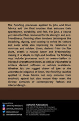 The Finishing of Jute and Linen Fabrics - Retail Maharaj