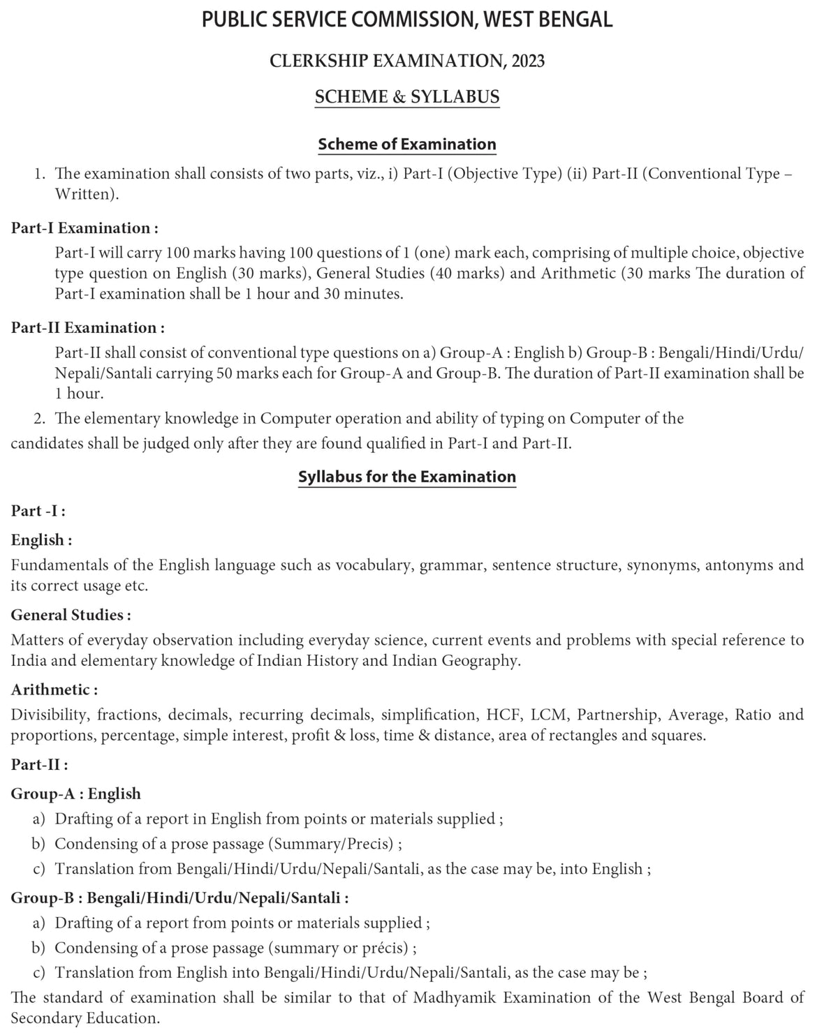 Techno Tutor Psc Clerkship Preli 40 Sets