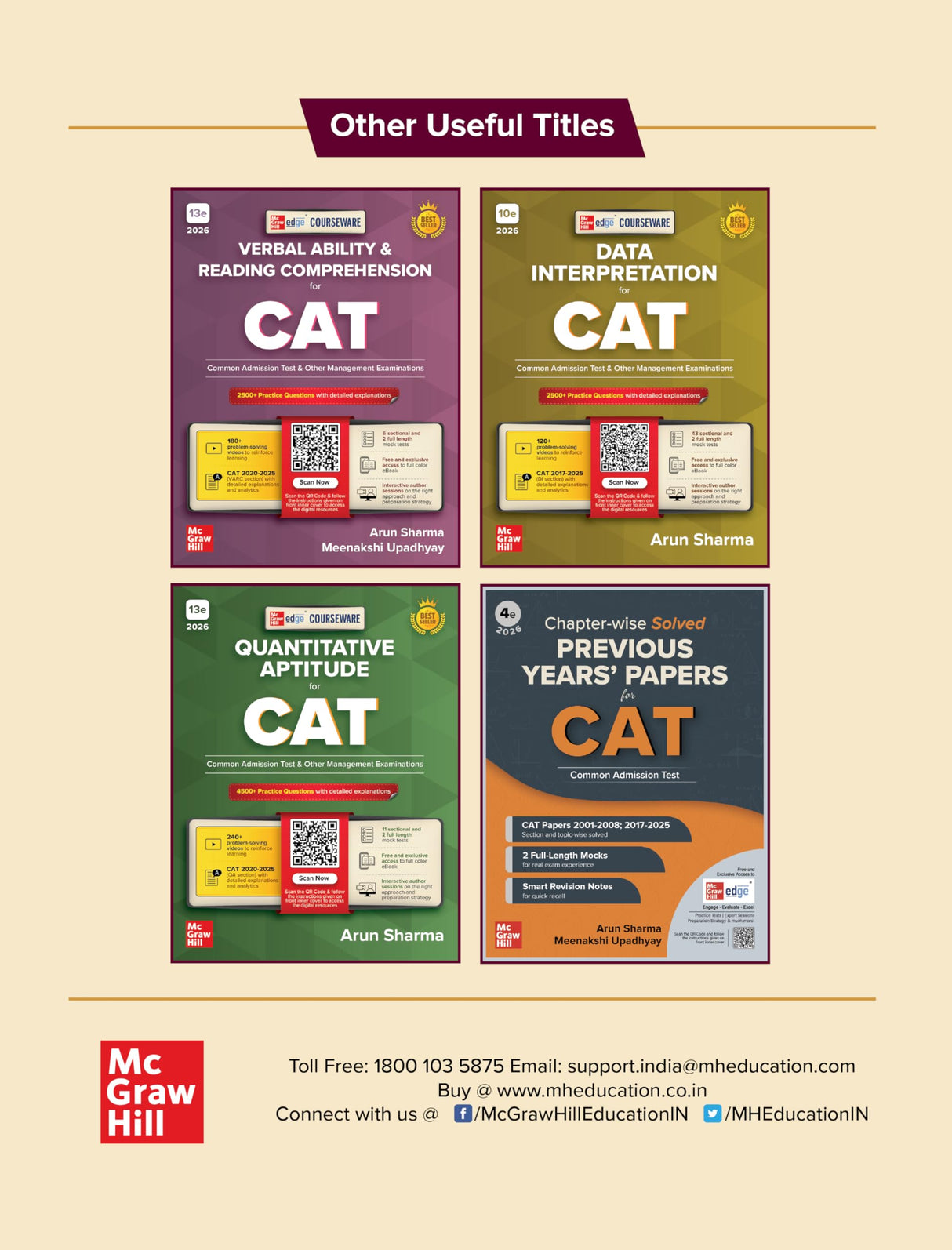 Courseware on Logical Reasoning, 9e for CAT 2026 by Arun Sharma | Solved PYQs (2017-25) | 170+ Problem Solving Videos | 2500+ Practice Questions | 30 LR Mock Tests | MBA Entrance Exam Preparation - Retail Maharaj
