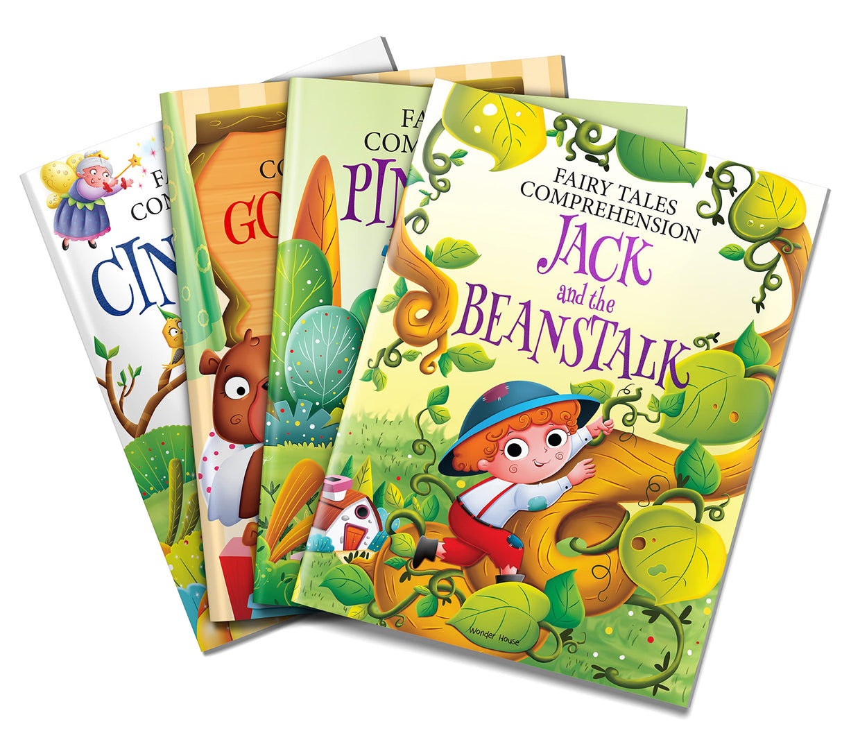 Fairy Tales Comprehension: Jack and the Beanstalk Read, Understand & Reflect | Ages 5–8 | Fun Reading Exercises to Build Vocabulary & Thinking Skills - Retail Maharaj