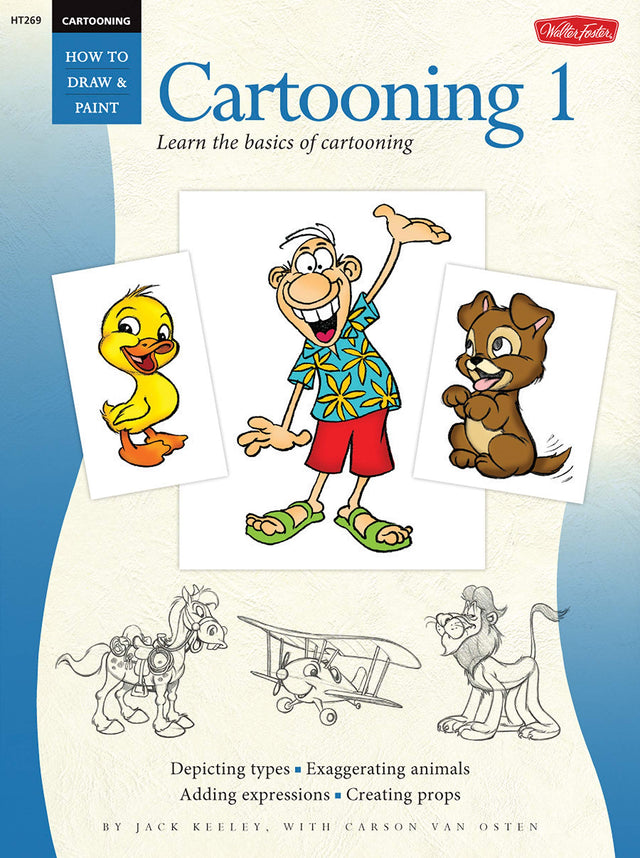 Cartooning: Cartooning 1: Learn the basics of cartooning (How to Draw & Paint) - Retail Maharaj