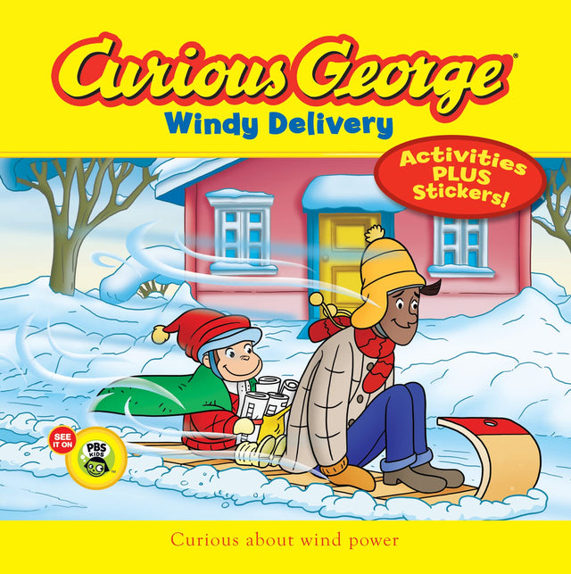 Curious George Windy Delivery (Cgtv 8X8 W/Stickers) - Retail Maharaj