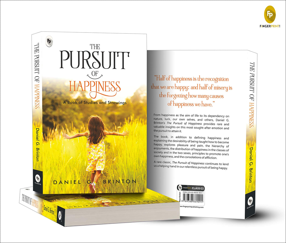 The Pursuit of Happiness: A Book of Studies and Strowings by Daniel G. Brinton – Self-Improvement | Personal Growth | Philosophy of Happiness | Positive Psychology | Mental Health | Emotional Well-Being |Inner Peace | A Treasure Trove of Wisdom - Retail Maharaj