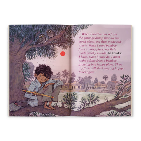 Prabir's New Flute (Hook Books): Story of a Boy’s Quest to Find the Perfect New Flute | Ages 5+ - Retail Maharaj