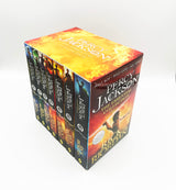 The Essential Percy Jackson Collection (7 Books Set) by Rick Riordan (Lightning Thief, Sea of Monsters, Titan's Curse, Battle of Labyrinth, Last Olympian, Greek Heroes, Greek Gods) - Retail Maharaj