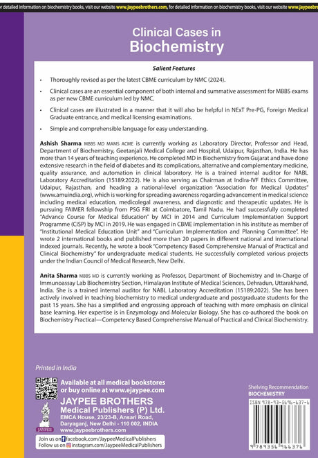 CLINICAL CASES IN BIOCHEMISTRY - Retail Maharaj