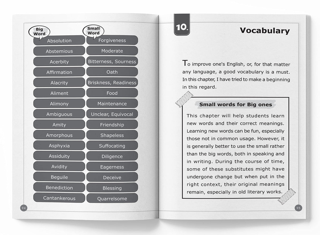 Improving Your English Skills: The Ideal Companion for Mastering English | By Vijayan Bala | Build Grammar, Vocabulary & Confidence I Age 13+ - Retail Maharaj