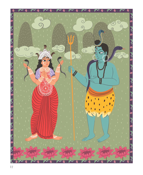 Manasa: The Snake Goddess - Indian Mythology Illustrated Storybook for Children | Adventure Stories Goddess of Snakes and Miracles | Fearless Snake Goddess | Tales from Hindu Mythological Tales | History & Folklore | Colorful Picture Stories for Kids - Retail Maharaj