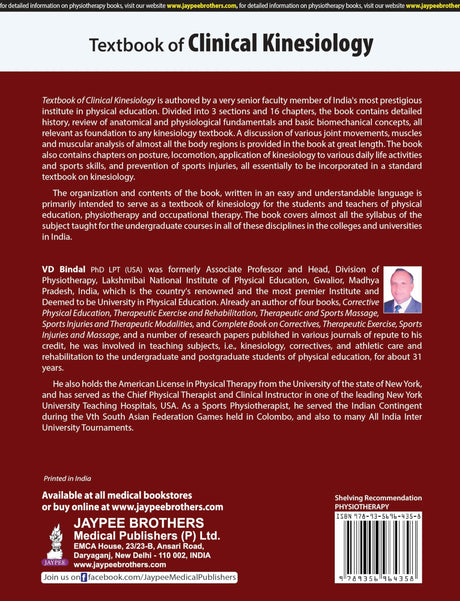 TEXTBOOK OF CLINICAL KINESIOLOGY - Retail Maharaj