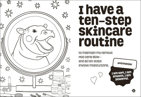Be More Moo Deng: The Unofficial Colouring Book - Retail Maharaj