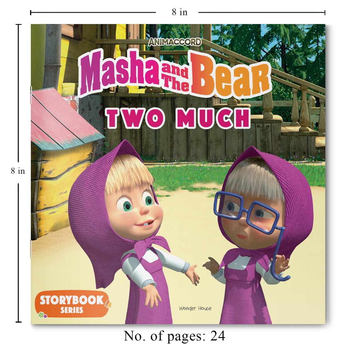 Masha and the Bear - Two Much (Story Book) - Retail Maharaj