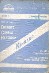 Census Of India 1991 - Himachal Pradesh - District Census Handbook - Kinnaur