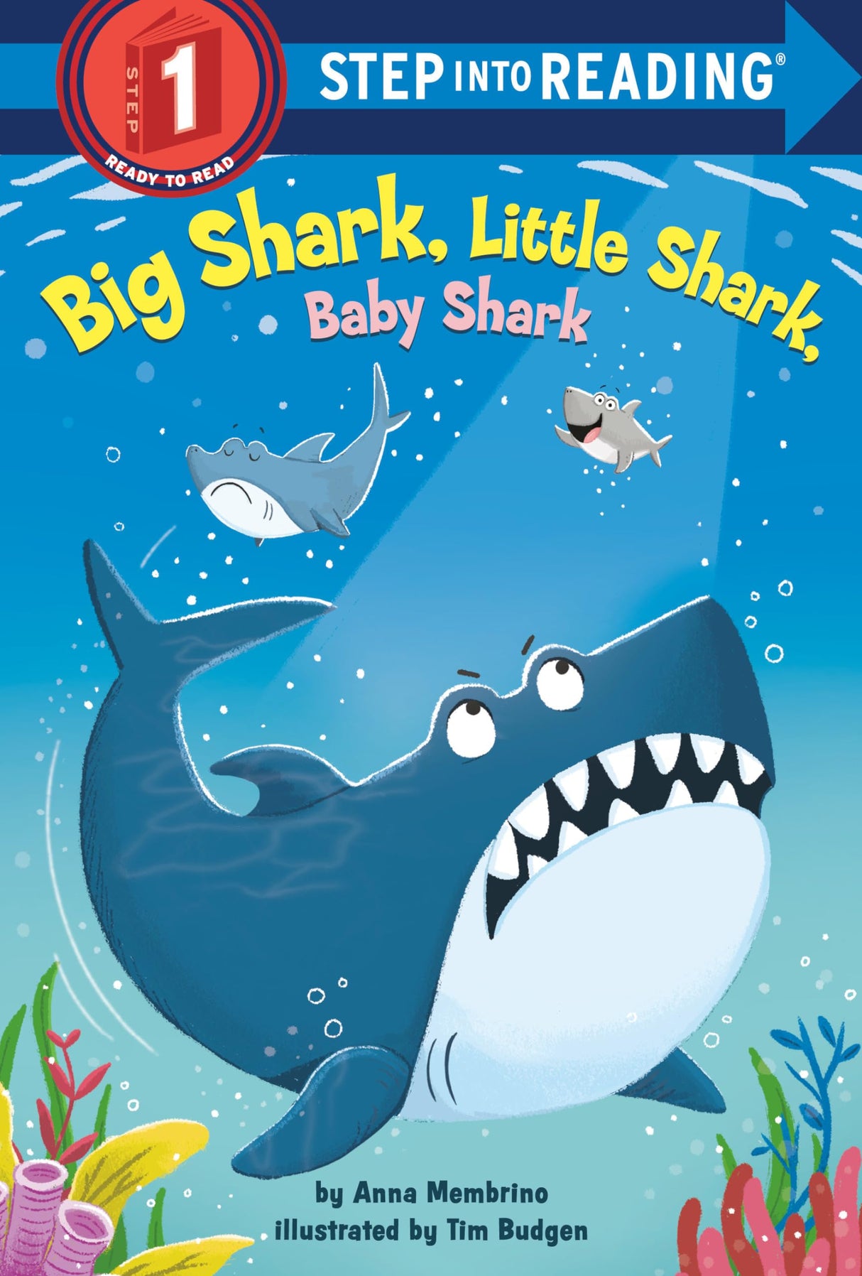 Big Shark, Little Shark, Baby Shark (Step into Reading) - Retail Maharaj