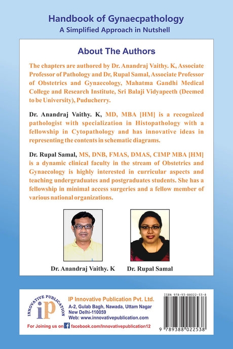 Handbook of Gynaecpathology – A Simplified Approach in Nutshell (First Edition, 2020) - Retail Maharaj