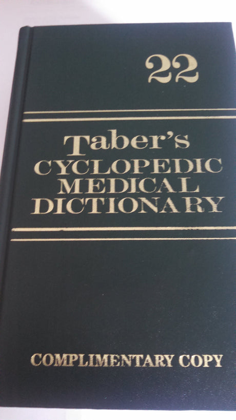 TABER'S CYCLOPEDIC MEDICAL DICTIONARY (THUMB-INDEXED VERSION) (TABER'S CYCLOPEDIC MEDICAL DICTIONARY - Retail Maharaj