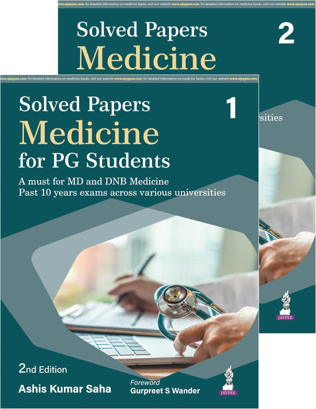 SOLVED PAPERS MEDICINE FOR PG STUDENTS (2VOLS) - Retail Maharaj
