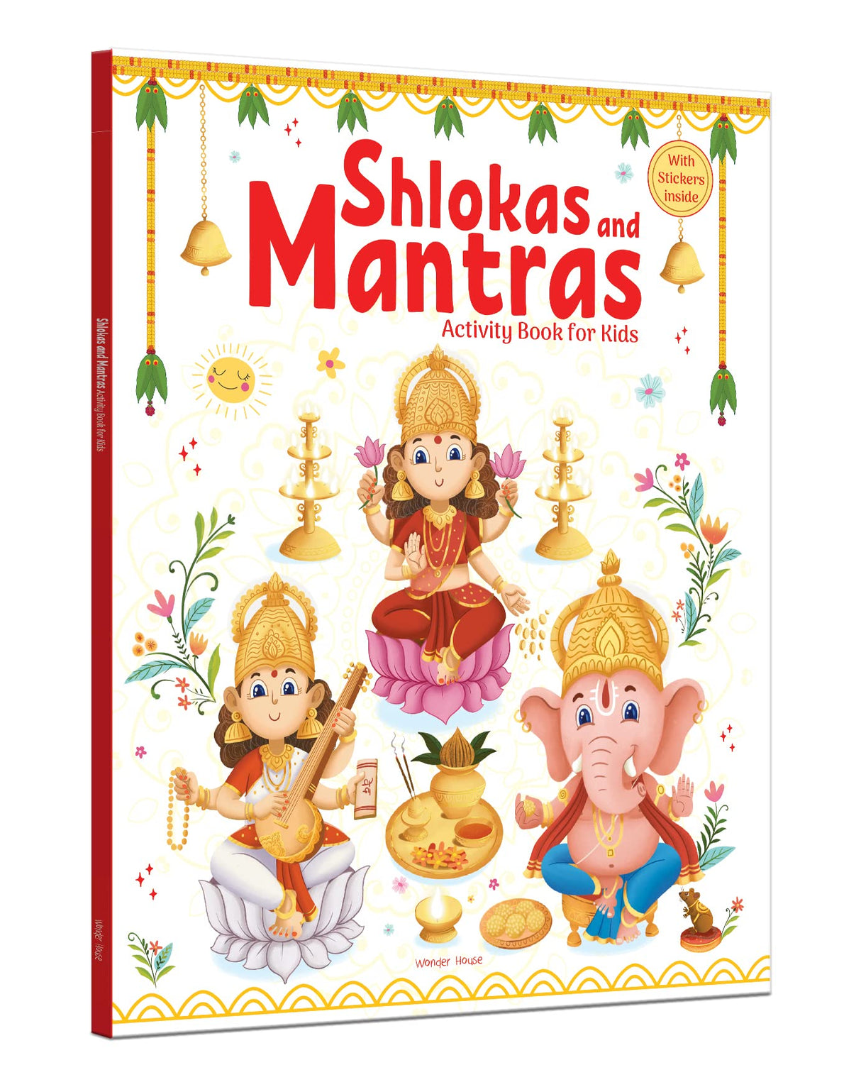 Shlokas and Mantras – Activity Book for Kids Illustrated Book with Engaging Activities, Sticker Sheets & Colourful Pages | Learn Powerful Sanskrit Verses with Meaning | Fun & Spiritual Learning | Ages 4–8 | 3 Hours of Mindful, Screen-Free Fun - Retail Maharaj