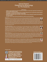 SOLVED PAPERS OBSTETRICS & GYNECOLOGY FOR PG STUDENTS - Retail Maharaj