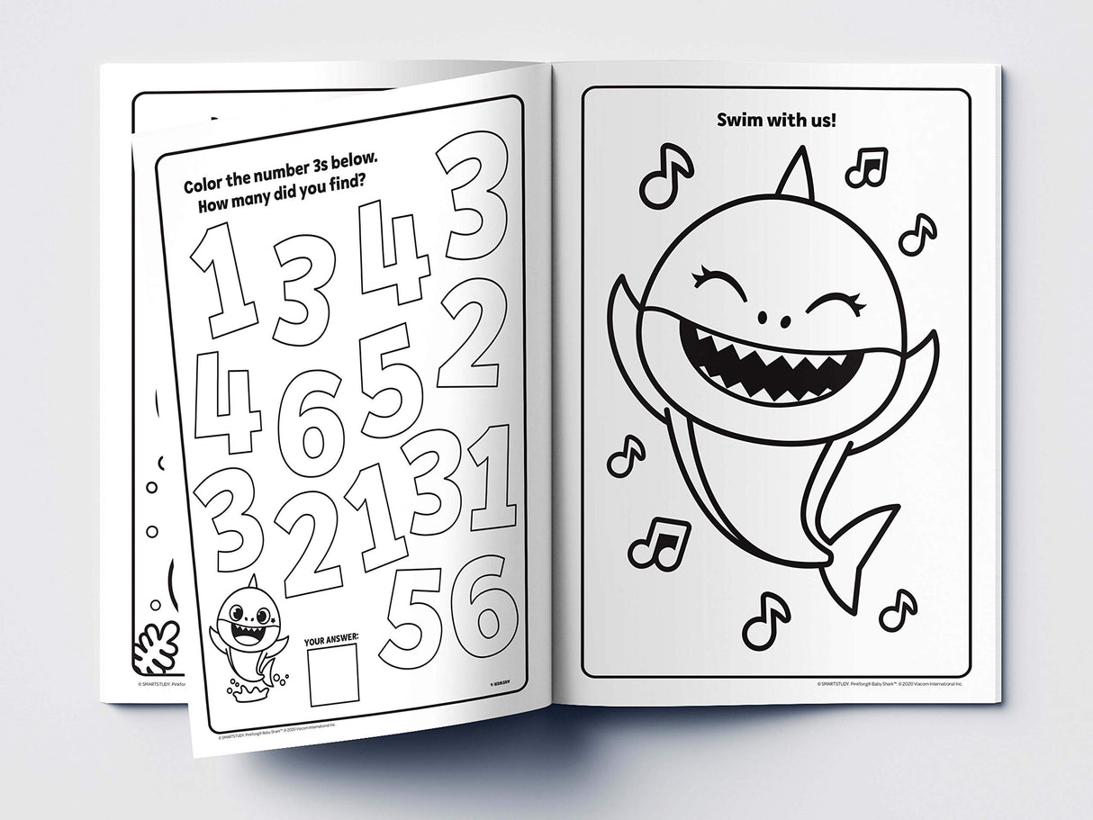 Pinkfong Baby Shark - Ocean Music : Super Coloring and Activity Book - Retail Maharaj