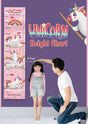 Unicorn Height Chart (Height Chart For Kids | Height Measuring Scale Sticker | Height Chart Wall Sticker for Children | Nursery Decoration) - Retail Maharaj