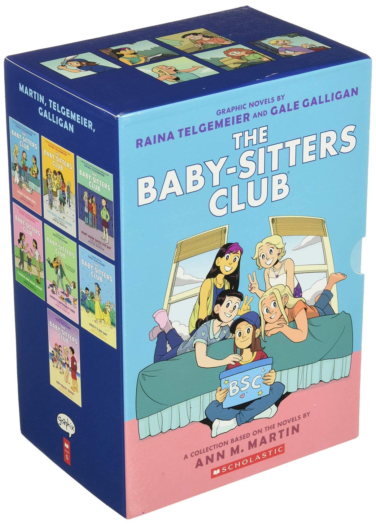The Baby-Sitters Club Graphic Novel Box-set (1 to7): A Graphic Novel Collection: Full-Color Edition - Retail Maharaj