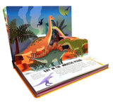 Pop Up Dinosaurs Book for Kids: Interactive Learning with Adventure Pop-Up Scenes | Explore Jurassic World | Facts, Flaps & Fun Prehistoric Creatures ... Dinosaurs | Children's Nature Pop Up Book - Retail Maharaj