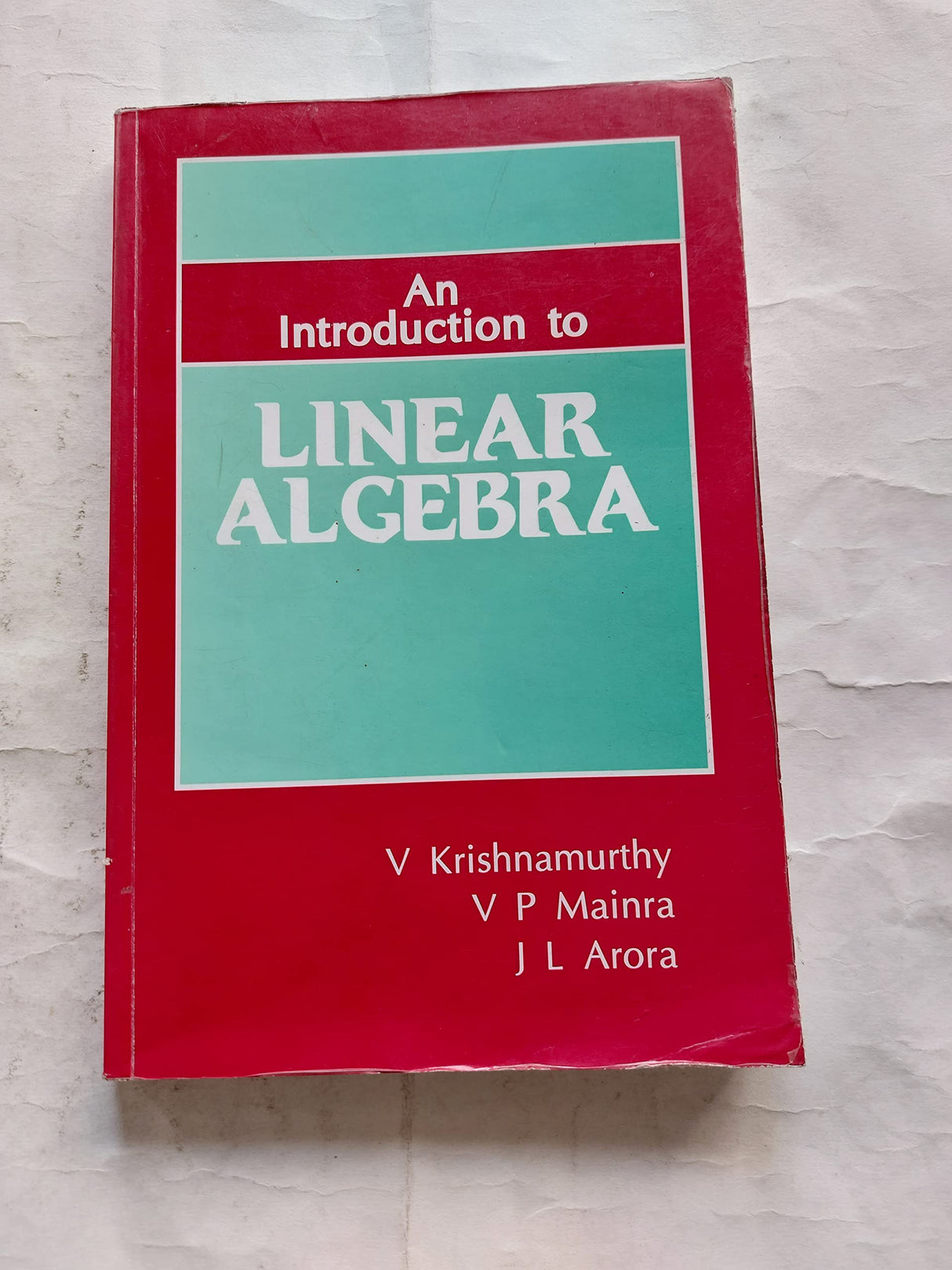 Introduction To Linear Algebra - Retail Maharaj