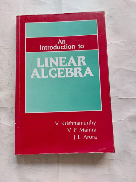 Introduction To Linear Algebra - Retail Maharaj