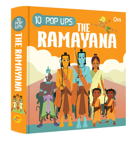 Pop Up The Ramayana Book for Kids: Little Heroes of the Ramayana | Tale of Rama and Ravana | Explore the Timeless Epic Tale in 3D | Pages of Legends & ... | Best Mythology Pop Up Book for Children - Retail Maharaj