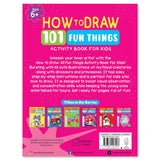How to Draw: 101 Fun Things | Step-by-Step Drawing Activity Book for Kids | Ages 5+ | Boost Creativity & Confidence Through Art - Retail Maharaj