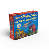 Where Do Diggers, Trains, and Planes Sleep at Night? Board Book Boxed Set (Where Do...Series) - Retail Maharaj
