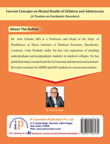Current Concepts on Mental Health of Children and Adolescents (A Treatise on Psychiatric Disorders) - Retail Maharaj